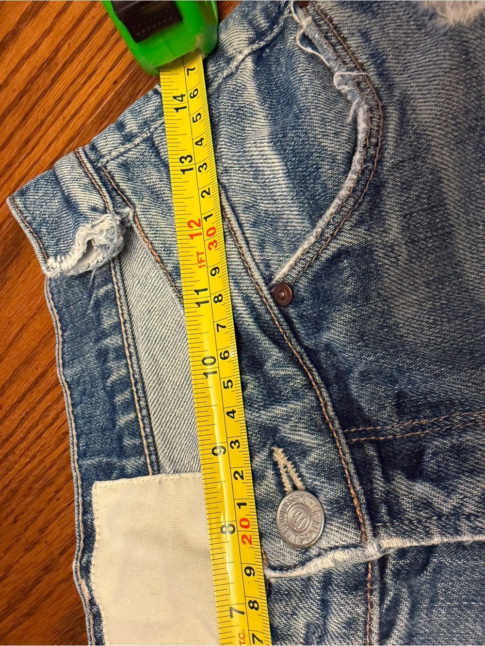 Mother Superior The Dazzler Shift Jeans size 26 - Picture 3 of 6